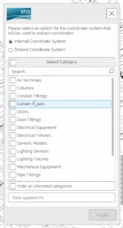 Select Autodesk Revit Categories