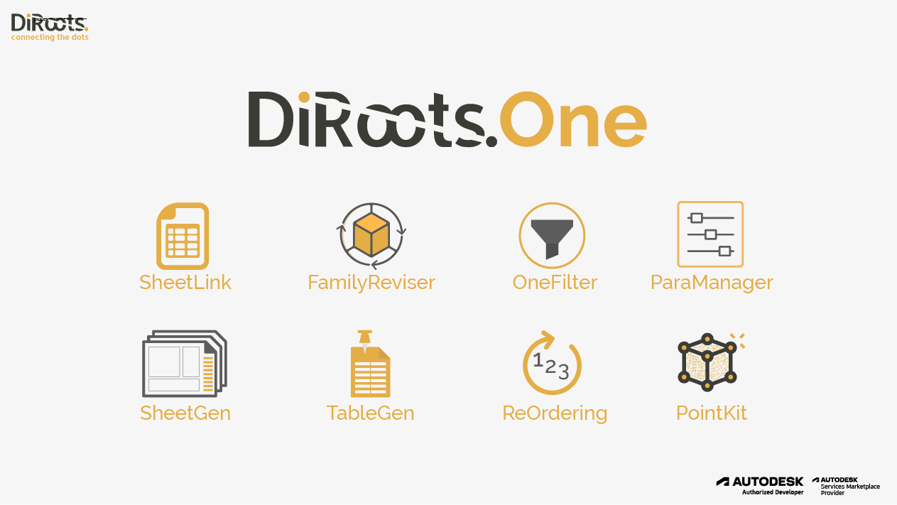 DiRoots Revit Plugin - Cải Thiện Hiệu Suất Thiết Kế và Quản Lý Dự Án trong Revit