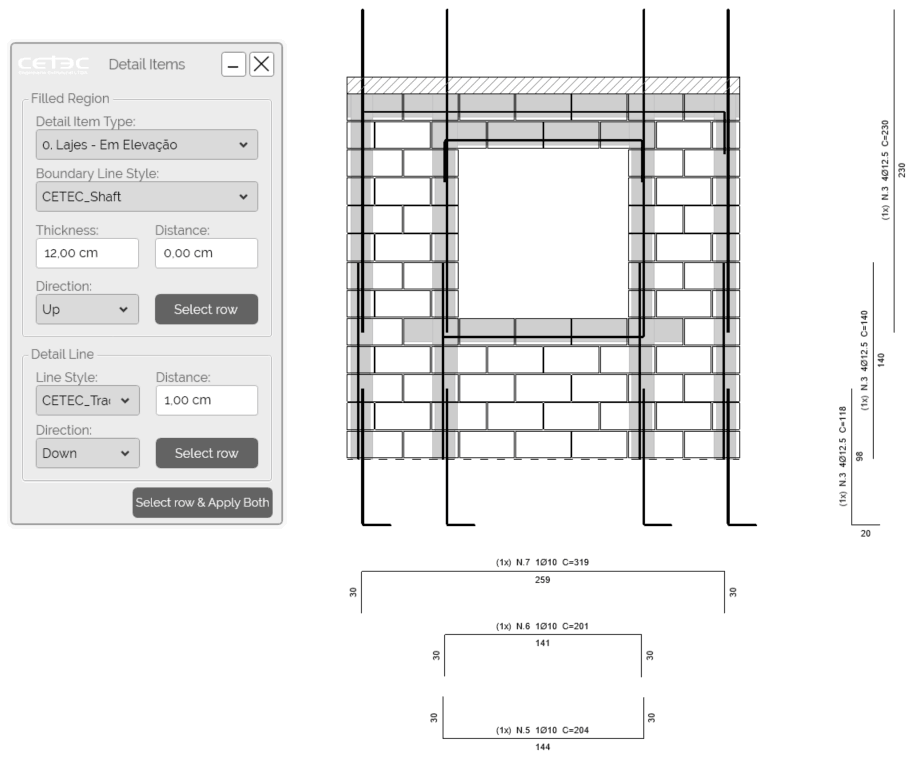 Adjusting masonry blocks in Revit for architectural design optimization.